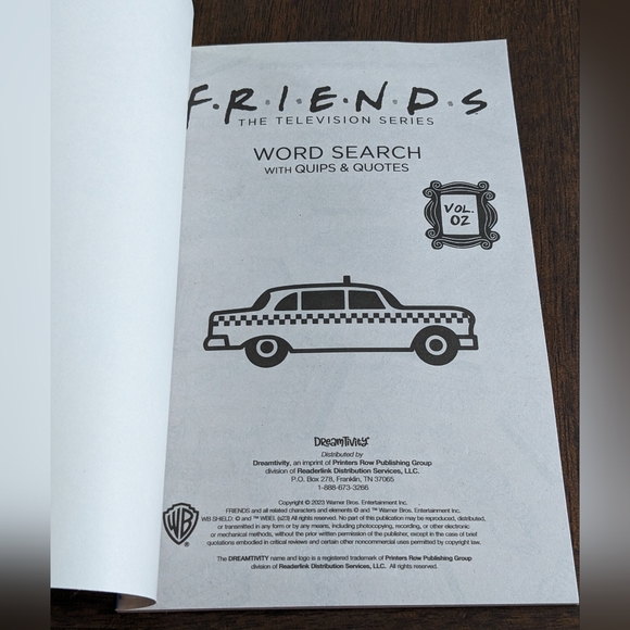 FRIENDS The Television Series Word Search With Quips & Quotes Books, Bundle of 2 - Picture 7 of 10